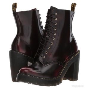 Rare Dr. Martens Kendra Arcadia Cherry red size 6
